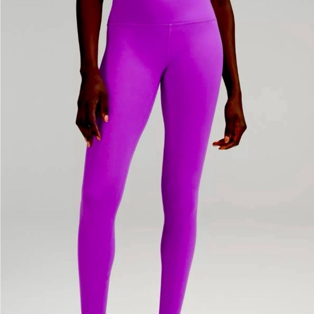 Lulu Lemon Purple Wunder Under Leggings